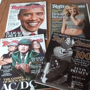 4 2008 Rolling Stone Magazines